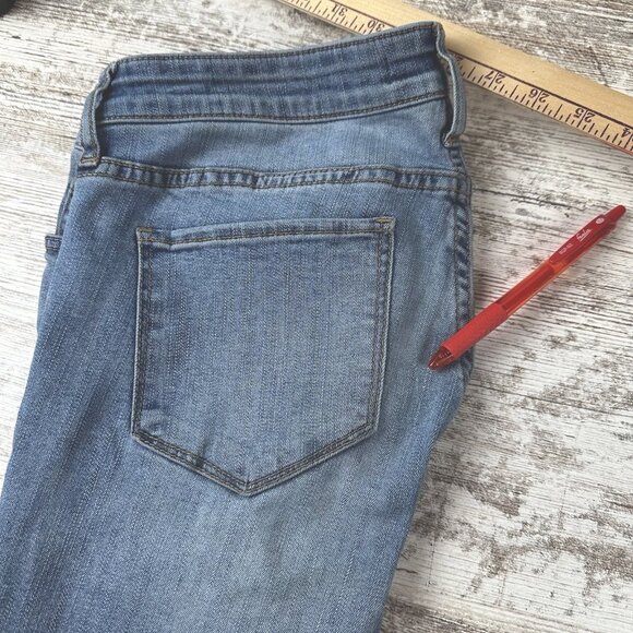 Abercrombie Fitch Signature Coll. Jeans Skinny Size 28 Distressed 29.5 X 26.75” - Picture 4 of 11